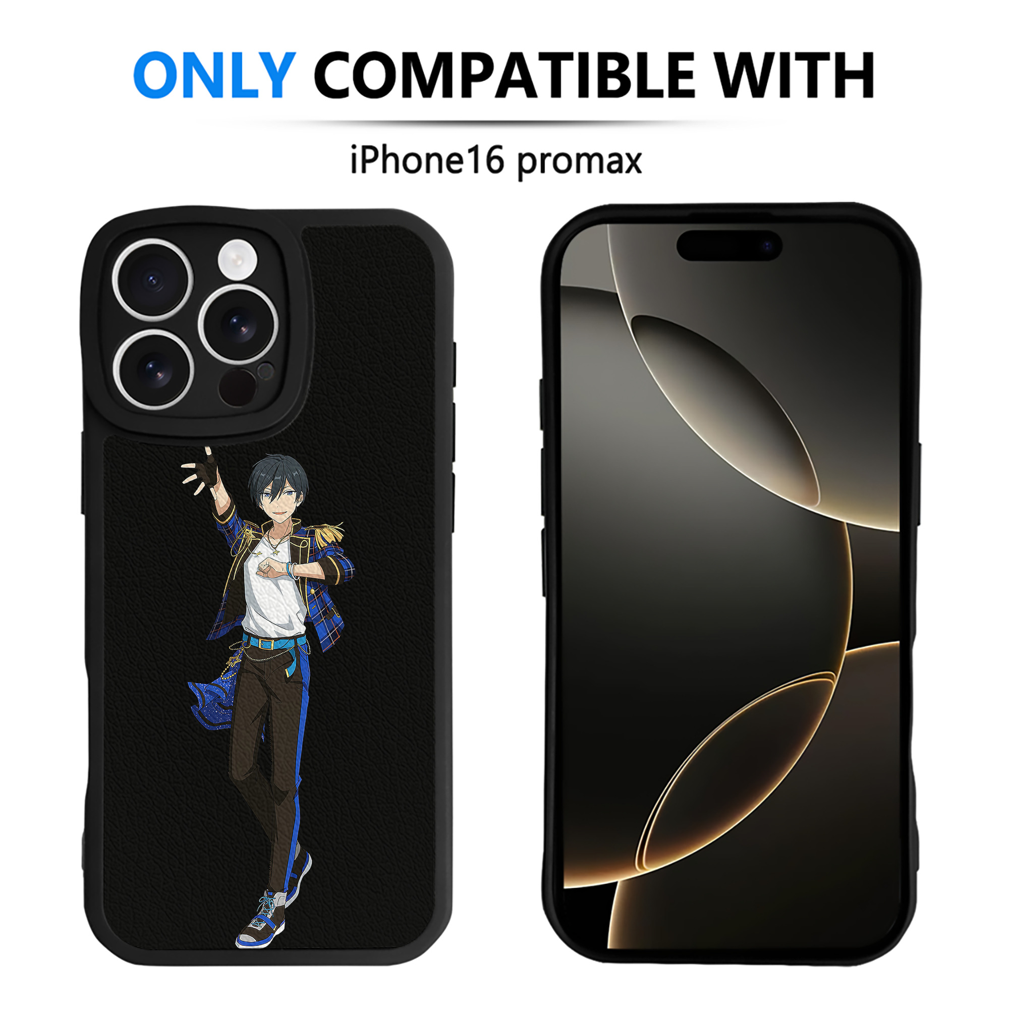 （画像用） あんさんぶるスターズ! Ensemble Stars 【iPhone 16シリーズ対応】シリコンスマホケース（レザー調） 材質：シリコン